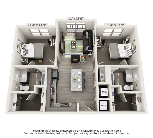 The Oasis San Antonio Floorplan 2