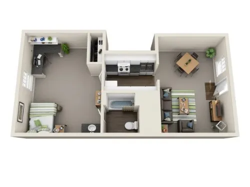 The One at Lubbock floor plan 2