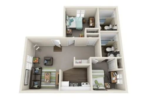 The One at Lubbock floor plan 4