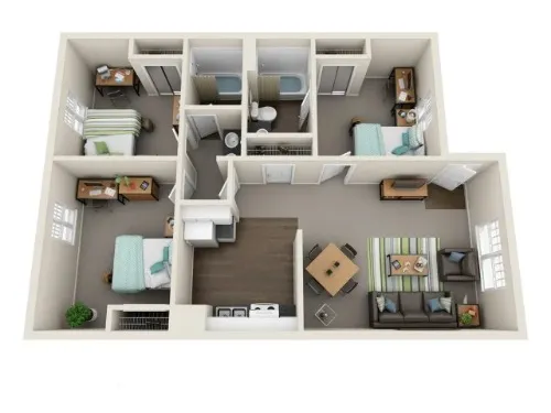 The One at Lubbock floor plan 5