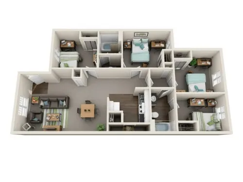 The One at Lubbock floor plan 6
