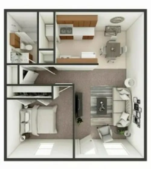The Park Apartments Lubbock FloorPlan 4