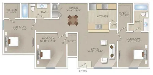 The Park at Braun Station San Antonio FloorPlan 10
