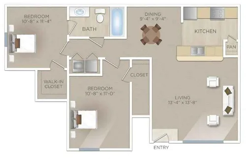 The Park at Braun Station San Antonio FloorPlan 6