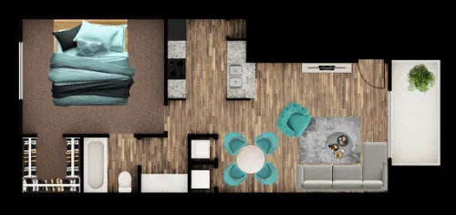 The Place at Oak Hills floor plan 1