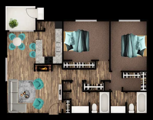 The Place at Oak Hills floor plan 10