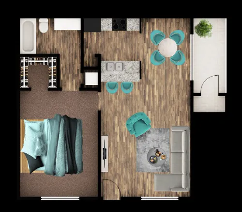 The Place at Oak Hills floor plan 2