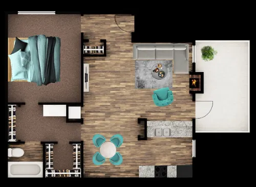 The Place at Oak Hills floor plan 4