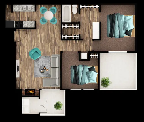 The Place at Oak Hills floor plan 7