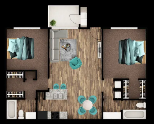 The Place at Oak Hills floor plan 9
