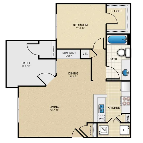 The Redland San Antonio Floorplan 3