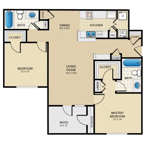 The Redland San Antonio Floorplan 6