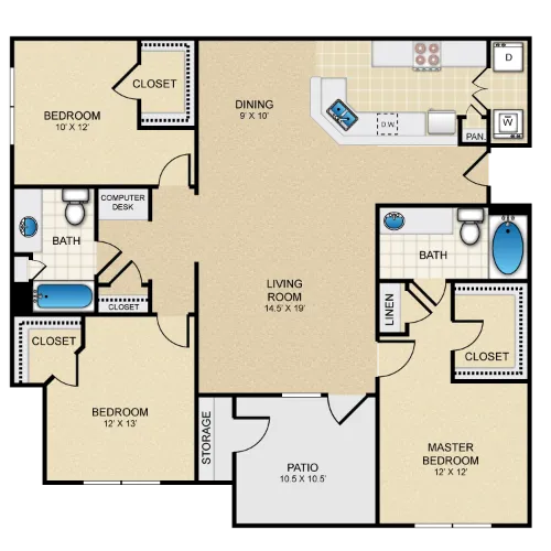 The Redland San Antonio Floorplan 7