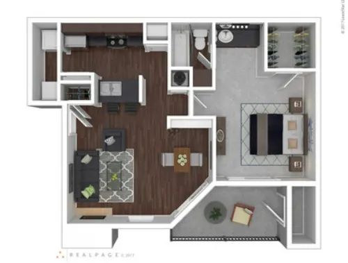 The Richland Apartments San Antonio FloorPlan 2