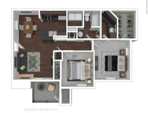 The Richland Apartments San Antonio FloorPlan 3