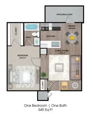 The Riley Apartments San Antonio Floorplan 2