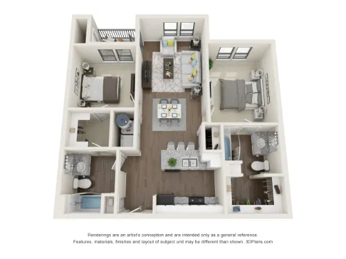 The Scott at Medio Creek San Antonio Floorplan 2
