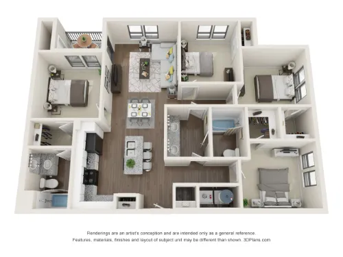 The Scott at Medio Creek San Antonio Floorplan 4