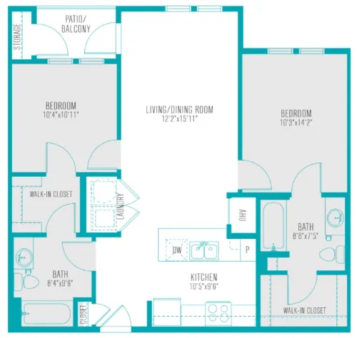 The Stella San Atonio Floor Plan 2