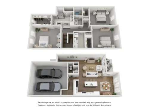 The Villas at Bella Vista San Antonio FloorPlan 1