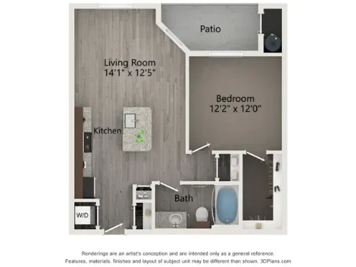 Timberhill Commons San Antonio Floorplan 2
