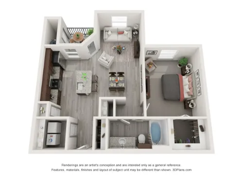 Timberhill Commons San Antonio Floorplan 4