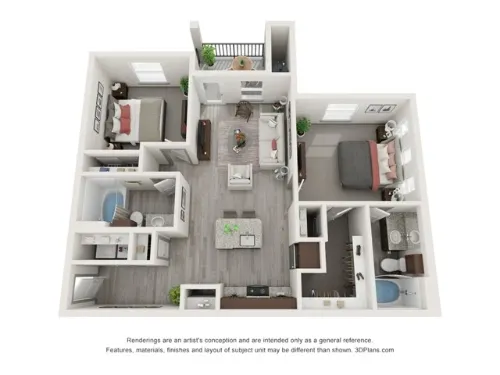 Timberhill Commons San Antonio Floorplan 7