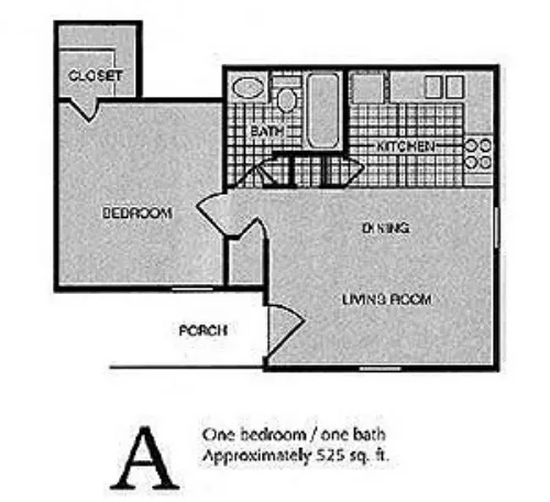 Timbers Edge Apartments San Antonio FloorPlan 1