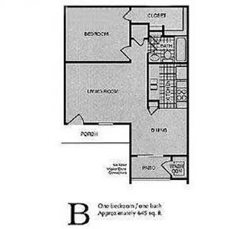 Timbers Edge Apartments San Antonio FloorPlan 2