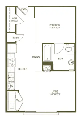 Trove Southtown San Antonio Floorplan 1