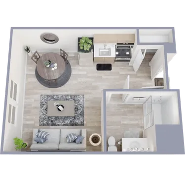 Valor Hill Apartments San Antonio Floorplan 1