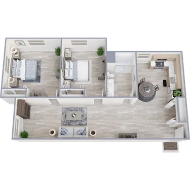 Valor Hill Apartments San Antonio Floorplan 9