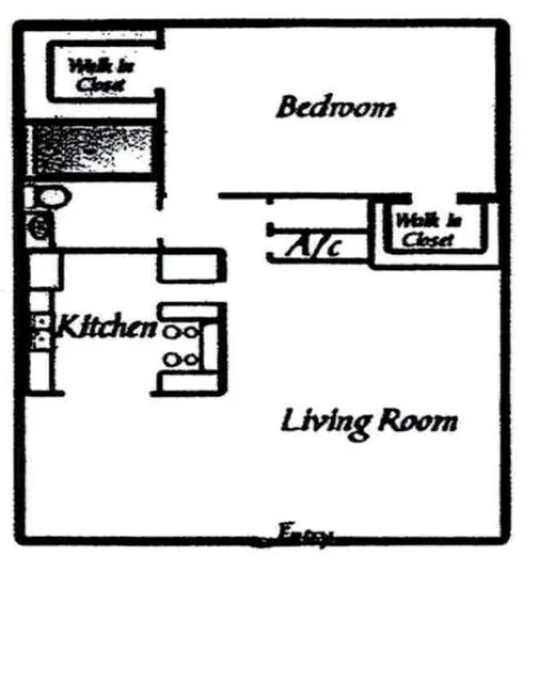 Verano at the Heights Apartments floor plan 1
