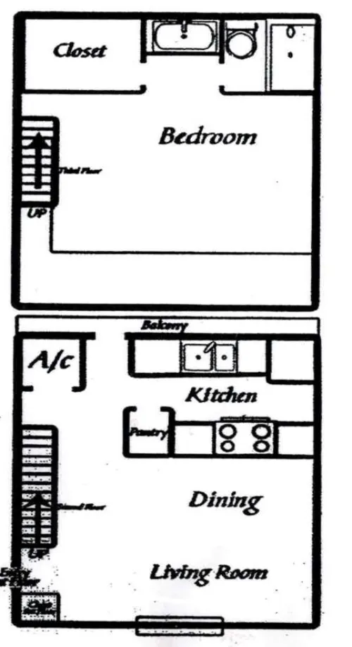 Verano at the Heights Apartments floor plan 2