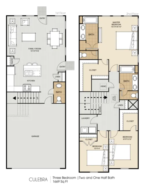 Villas at College Park San Antonio FloorPlan 2