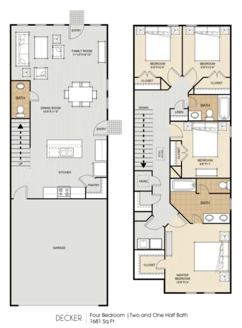 Villas at College Park San Antonio FloorPlan 3