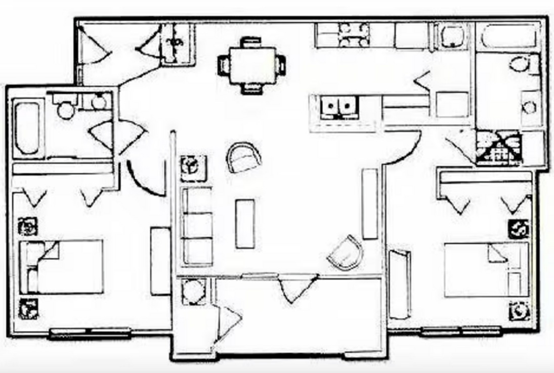 Villas at Costa Brava San Antonio Floor Plan 1