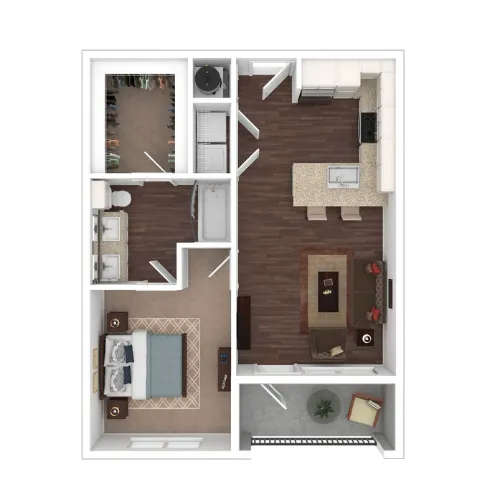 Villas at Echo East San Antonio floor plan 1