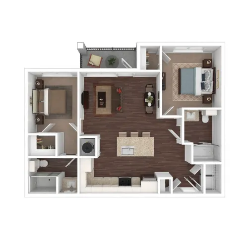 Villas at Echo East San Antonio floor plan 3