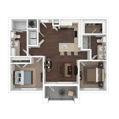 Villas at Echo East San Antonio floor plan 4