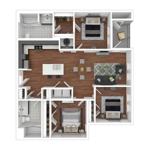 Vista at Reed floor plan 4