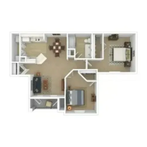 Vistas of Vance Jackson Apartments San Antonio FloorPlan 2