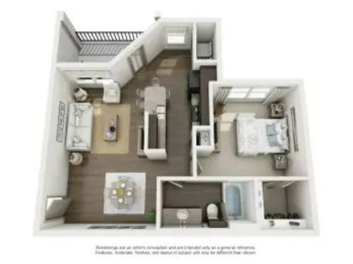 Volar Apartments San Antonio FloorPlan 2