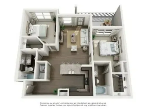 Volar Apartments San Antonio FloorPlan 3
