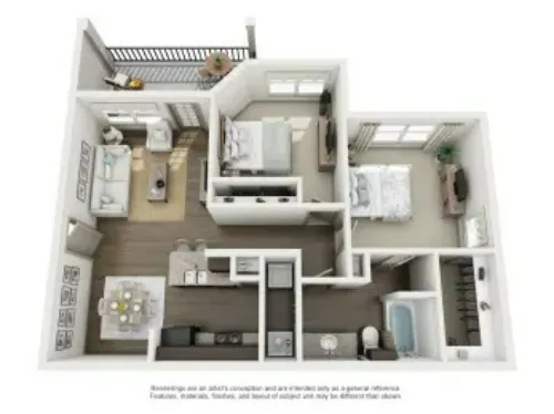 Volar Apartments San Antonio FloorPlan 4
