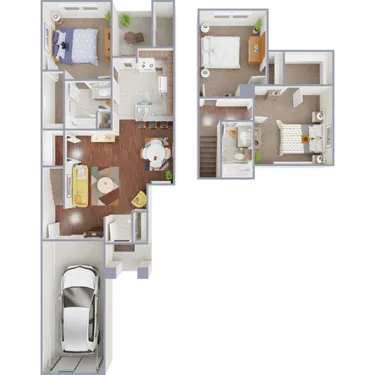 West Creek Townhomes San Antonio Floorplan 3