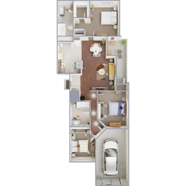 West Creek Townhomes San Antonio Floorplan 4