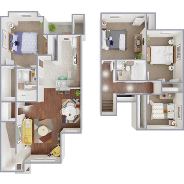 West Creek Townhomes San Antonio Floorplan 5