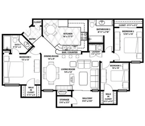 Westmount at Three Fountains San Antonio FloorPlan 8