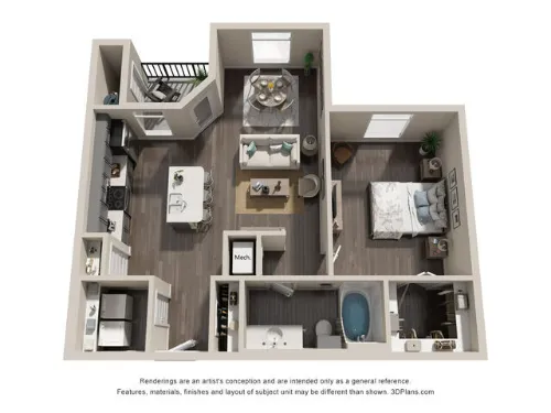 Westpointe Oaks Apartments San Antonio FloorPlan 4